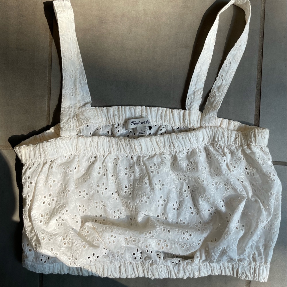Madewell White Crop